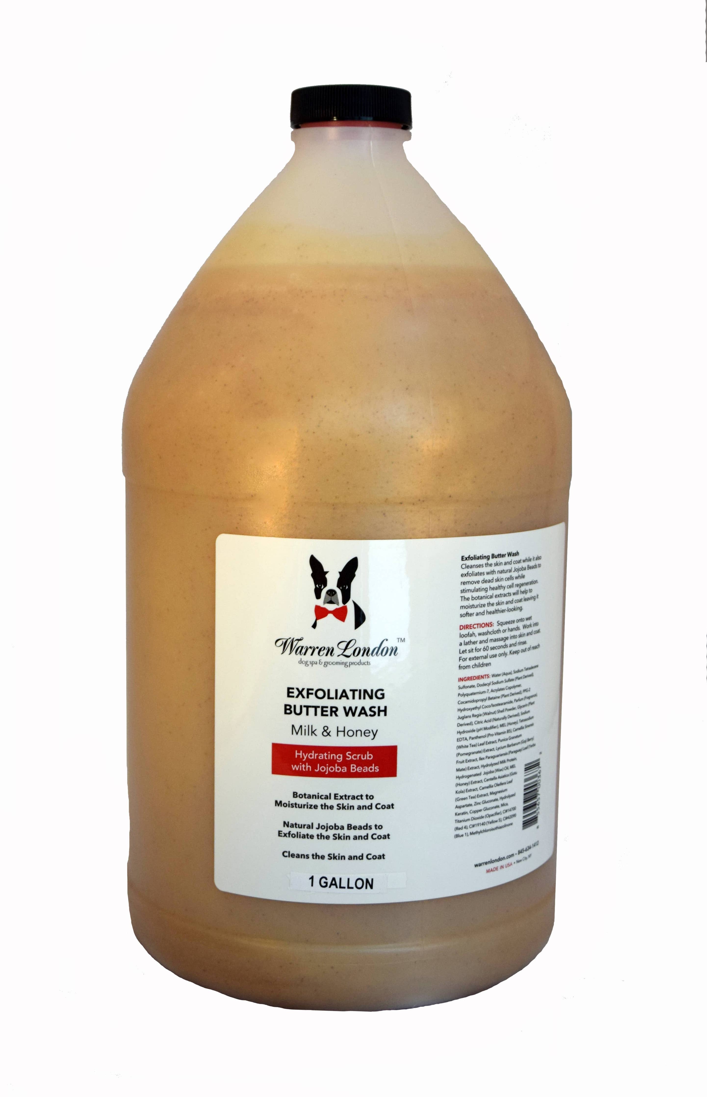 Warren London Dog Products - Exfoliating Butter Wash Dog Shampoo - 2 Scents - 2 Sizes: Pomegranate & Fig / 8oz